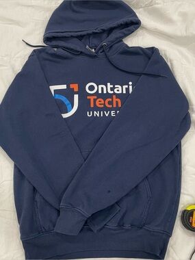 Ontario Tech University hoodie, navy, S